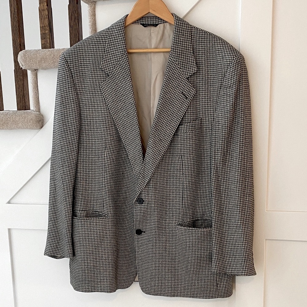 Holt Renfrew Houndstooth Blazer Size L